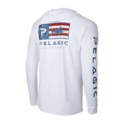 Pelagic Aquatek Icon Hooded Long Sleeve Performance Fishing Shirt 9 Pelagic Aquatek Icon Hooded Long Sleeve Performance Fishing Shirt -Aqua Dive Shop 1015221003 WHT 2 68969.1655387404