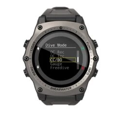 Shearwater Teric Wrist Dive Computer - Silver Bezel -Aqua Dive Shop 15023 Silver Bezel Dive Mode 1000x1000 28709.1656336887