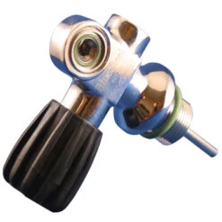 Blue Steel DIN/Yoke Cylinder Valve