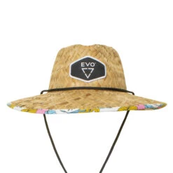 EVO Straw Lifeguard Hat - Bermuda (Women's) -Aqua Dive Shop 2023 evo straw hats bermuda front 01319.1686080956
