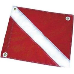 None Nylon Dive Flag 20" By 24"