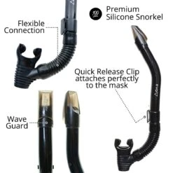 EVO Hi Definition Snorkel Combo, Dual Lens -Aqua Dive Shop 61ftn6os7xl 70917.1653482934