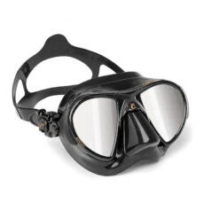 Cressi Nano Black Mask, Two Lens (Mirrored)