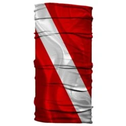 Born Of Water Neck Gaiter - Diver Down Flag