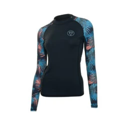 EVO Lena Long Sleeve Rashguard (Women's) 14 EVO Lena Long Sleeve Rashguard (Women's) -Aqua Dive Shop EVO Womens Lena Long Sleeve Rashguard Black Front 02312.1654537667