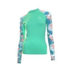 EVO Lena Long Sleeve Rashguard (Women's) 15 EVO Lena Long Sleeve Rashguard (Women's) -Aqua Dive Shop EVO Womens Lena Long Sleeve Rashguard Mint Front 38896.1654537667