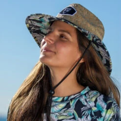 EVO Straw Lifeguard Hat - Brooke (Women's) -Aqua Dive Shop Evo brooke hat 44241.1691155407