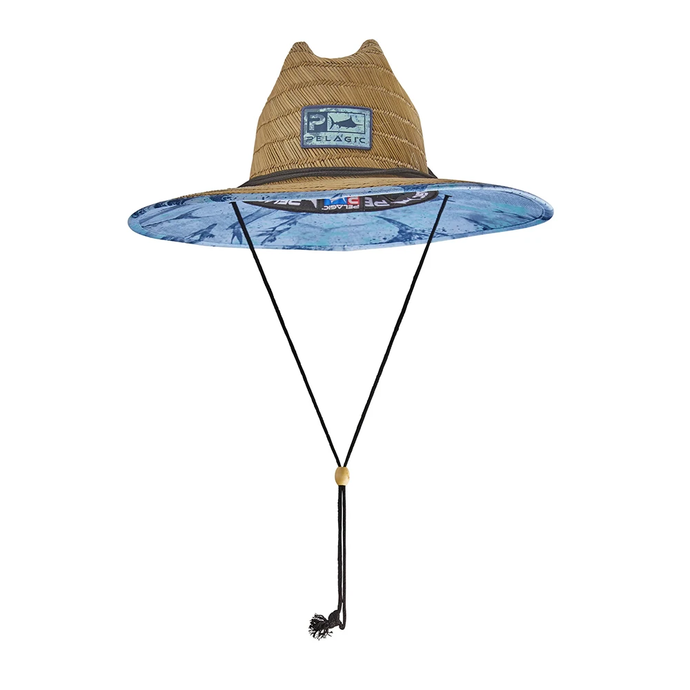 Pelagic Baja Straw Sun Hat 9 Pelagic Baja Straw Sun Hat - Image 9