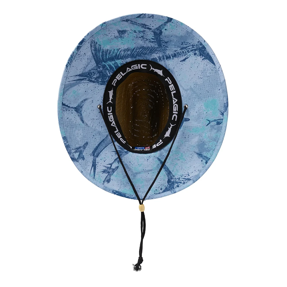 Pelagic Baja Straw Sun Hat 8 Pelagic Baja Straw Sun Hat - Image 8