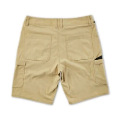 Pelagic Madeira Cargo Hybrid Solid Shorts (Men's) -Aqua Dive Shop PELAGIC M MADEIRA CARGO SHORT 20IN OPEN SEAS Back Khaki 84932.1684167597