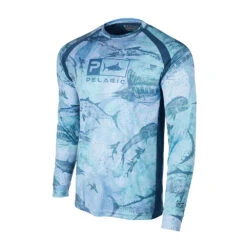 Pelagic Vaportek Fishing Shirt (Men's) -Aqua Dive Shop PELAGIC M VAPORTEK OPEN SEAS front 91905.1683834697