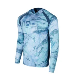 Pelagic Vaportek Hooded Fishing Shirt (Men’s) 12 Pelagic Vaportek Hooded Fishing Shirt (Men’s) -Aqua Dive Shop PELAGIC M VAPORTEK HOODED OPEN SEAS front 52391.1683834723