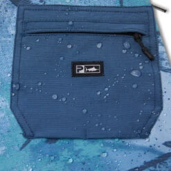 Pelagic Deep Drop Boardshorts (Kid's) -Aqua Dive Shop Pelagic Deep drop blue deatil 77410.1683822314