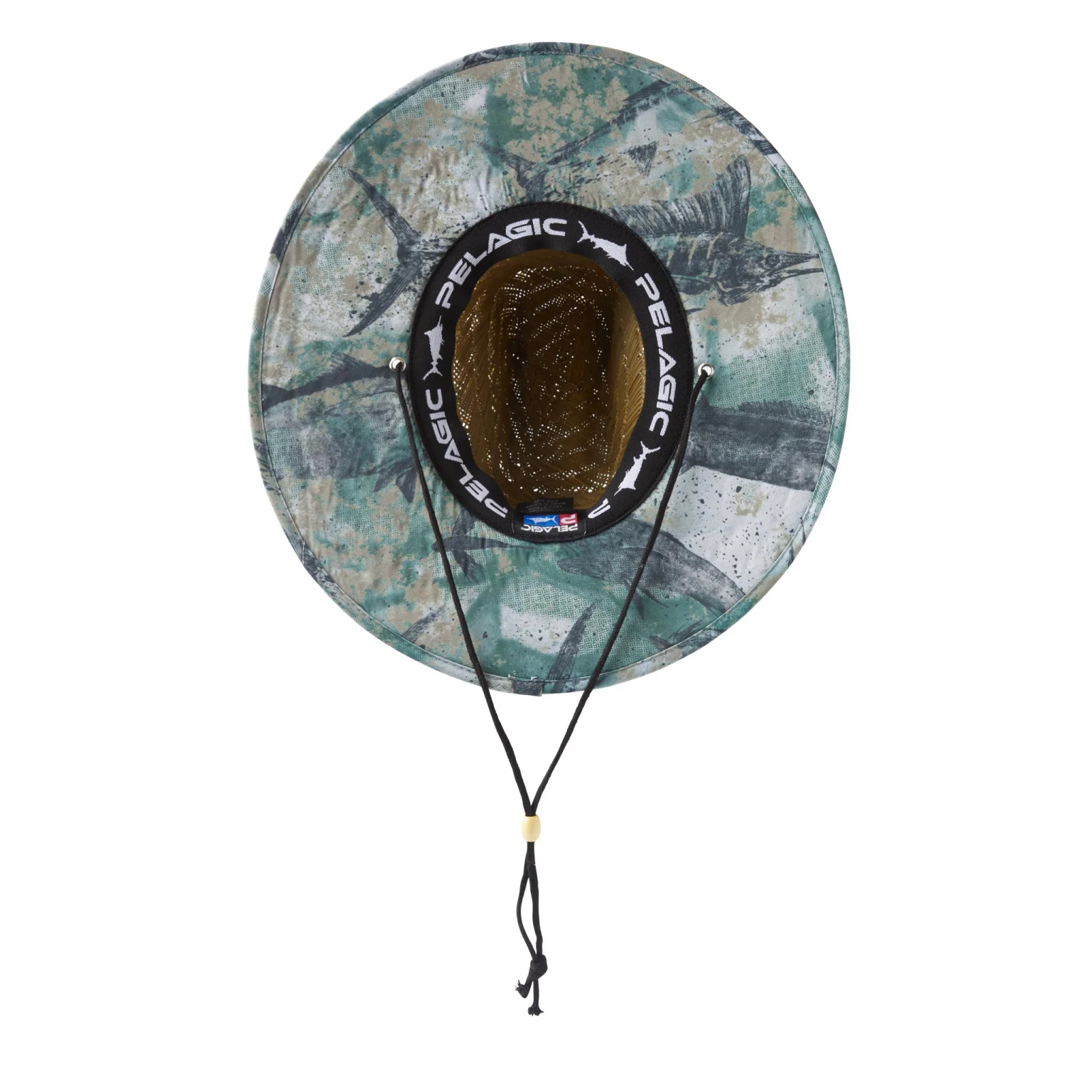 Pelagic Baja Straw Sun Hat 2 Pelagic Baja Straw Sun Hat - Image 2