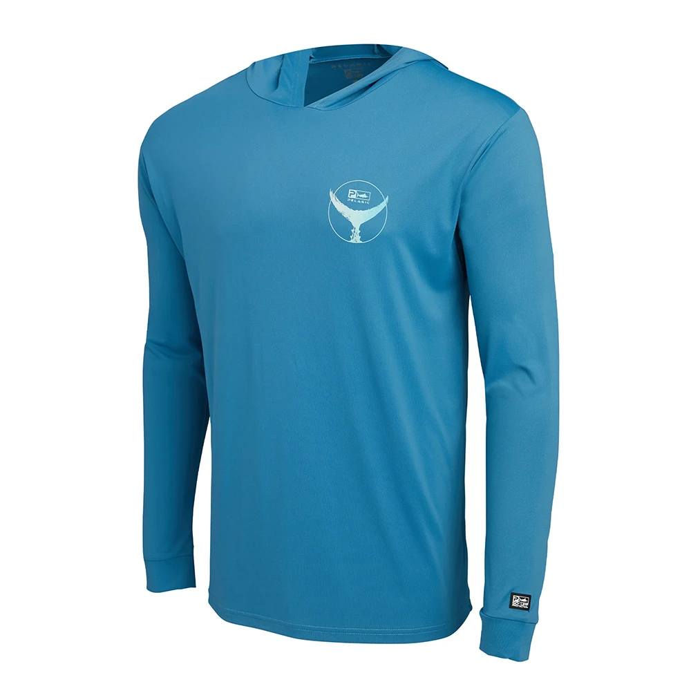 Pelagic Aquatek Tails Up Hooded Long Sleeve Performance Shirt (Men’s) - Image 6