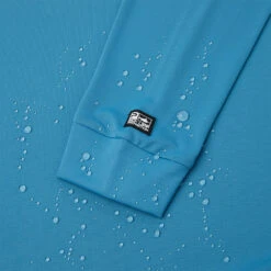 Pelagic Aquatek Tails Up Hooded Long Sleeve Performance Shirt (Men’s) -Aqua Dive Shop Pelagic M Aquatek Tails Up Hooded Ocean water detail 86750.1684183091