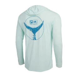 Pelagic Aquatek Tails Up Hooded Long Sleeve Performance Shirt (Men’s)