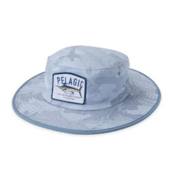 Pelagic Sunsetter Pro Bucket Hat (Men's) -Aqua Dive Shop Pelagic sunsetter pro bucket hat fc slate 00796.1645544167