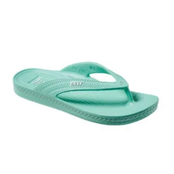 Reef Water Court Beach Sandals (Women’s) -Aqua Dive Shop Reef Water Court Neon Teal 45 side 50707.1675866226