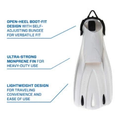 ScubaPro Go Sport Open Heel Dive Fins -Aqua Dive Shop ScubaPro Go Sport Open Heel Dive Fins white top 34120.1684175008