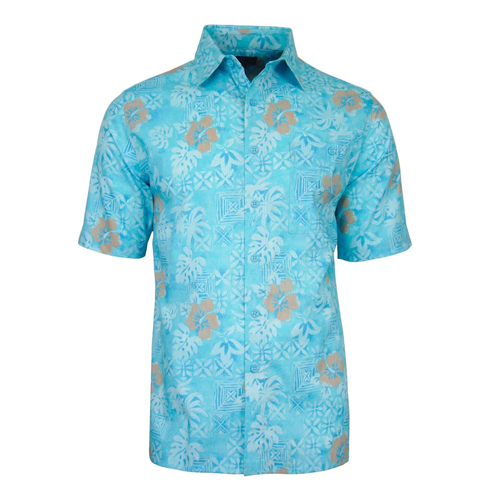 Weekender Hibiscus Garden Hawaiian Woven Shirt (Men’s) 1 Weekender Hibiscus Garden Hawaiian Woven Shirt (Men’s)