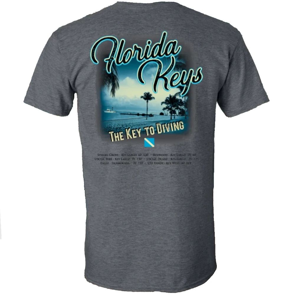 Amphibious Outfitters Key To Diving Short Sleeve Tee 1 Amphibious Outfitters Key To Diving Short Sleeve Tee