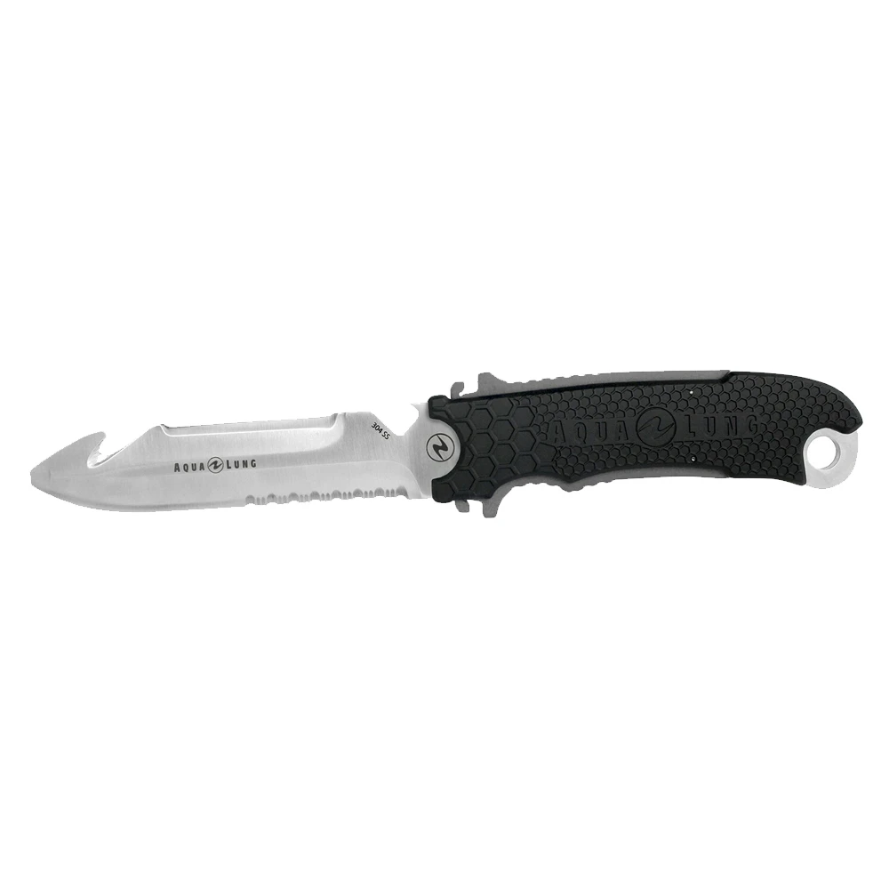 Aqualung Big Squeeze 4.5" Stainless Steel Blunt Tip Dive Knife 1 Aqualung Big Squeeze 4.5" Stainless Steel Blunt Tip Dive Knife