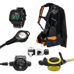Aqualung Travel Scuba Gear Package W/Apeks SPG