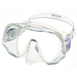 Atomic Frameless Mask, Single Lens (Medium Fit) -Aqua Dive Shop atomic mask clear purple 49398.1629840905