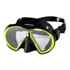 Atomic SubFrame Mask, Two Lens (Medium Fit) 12 Atomic SubFrame Mask, Two Lens (Medium Fit) -Aqua Dive Shop atomic subframe mask two lens blk yel 77859.1639430648