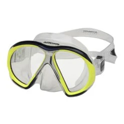 Atomic SubFrame Mask, Two Lens (Medium Fit) 18 Atomic SubFrame Mask, Two Lens (Medium Fit) -Aqua Dive Shop atomic subframe mask two lens clear yel 90050.1639430649
