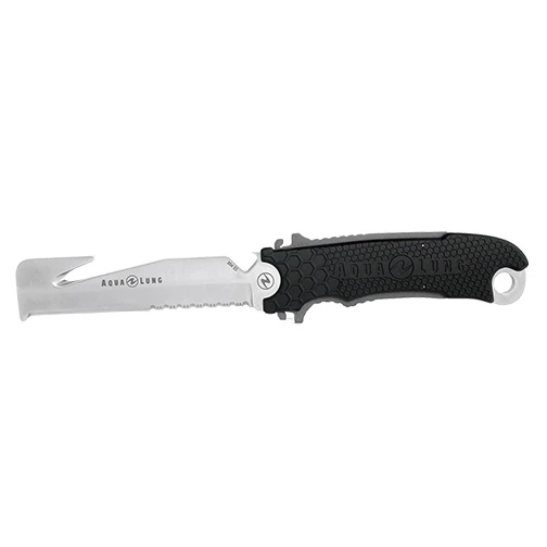 Aqualung Big Squeeze 4.5" Stainless-Steel Sheepsfoot Diving Knife 1 Aqualung Big Squeeze 4.5" Stainless-Steel Sheepsfoot Diving Knife
