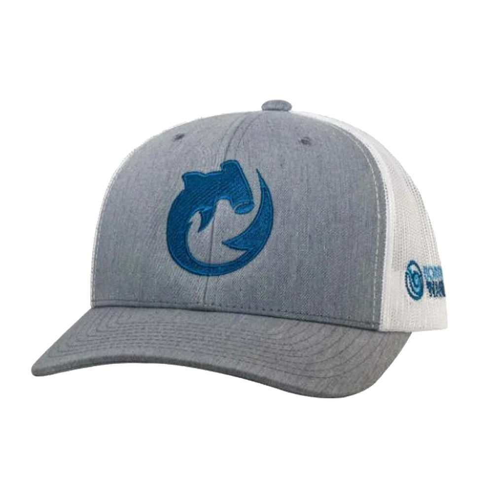 Born Of Water Circling Hammerhead Shark Trucker Hat 1 Born Of Water Circling Hammerhead Shark Trucker Hat