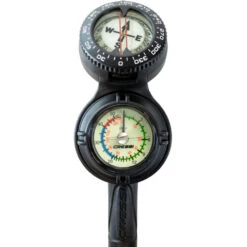 Cressi Console CPD3 (Compass, Pressure, And Depth) Gauges (Global Fluo) -Aqua Dive Shop cressi console cpd global depth pressure 46347.1654540233