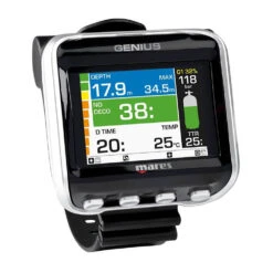 Mares Genius Wrist Dive Computer - Black