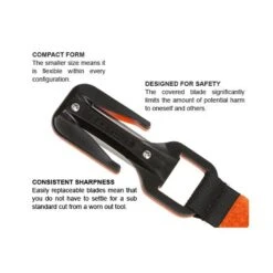 Eezycut Trilobite: Safer Line Cutter-Style Dive Knife 13 Eezycut Trilobite: Safer Line Cutter-Style Dive Knife -Aqua Dive Shop dd121728 eezycut trilobite orange uses 92788.1635451019