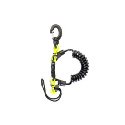 Mini Snappy Coil With Gated Swivel - Yellow