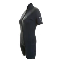EVO 3mm Shorty Wetsuit, Front Zip (Unisex) -Aqua Dive Shop evo 3mm shorty wetsuit front zip female side 28287.1629842808