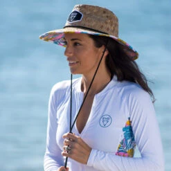 EVO Straw Lifeguard Hat - Bermuda (Women's) -Aqua Dive Shop evo bermuda hat 58149.1691091279