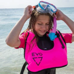 EVO Snorkeling Vest (Kid's) -Aqua Dive Shop evo kid pink 2 96911.1685024222