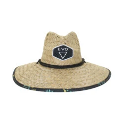 EVO Straw Lifeguard Hat - Tunnels (Men's) 5 EVO Straw Lifeguard Hat - Tunnels (Men's) -Aqua Dive Shop evo men straw hat tunnels front 48036.1674238314