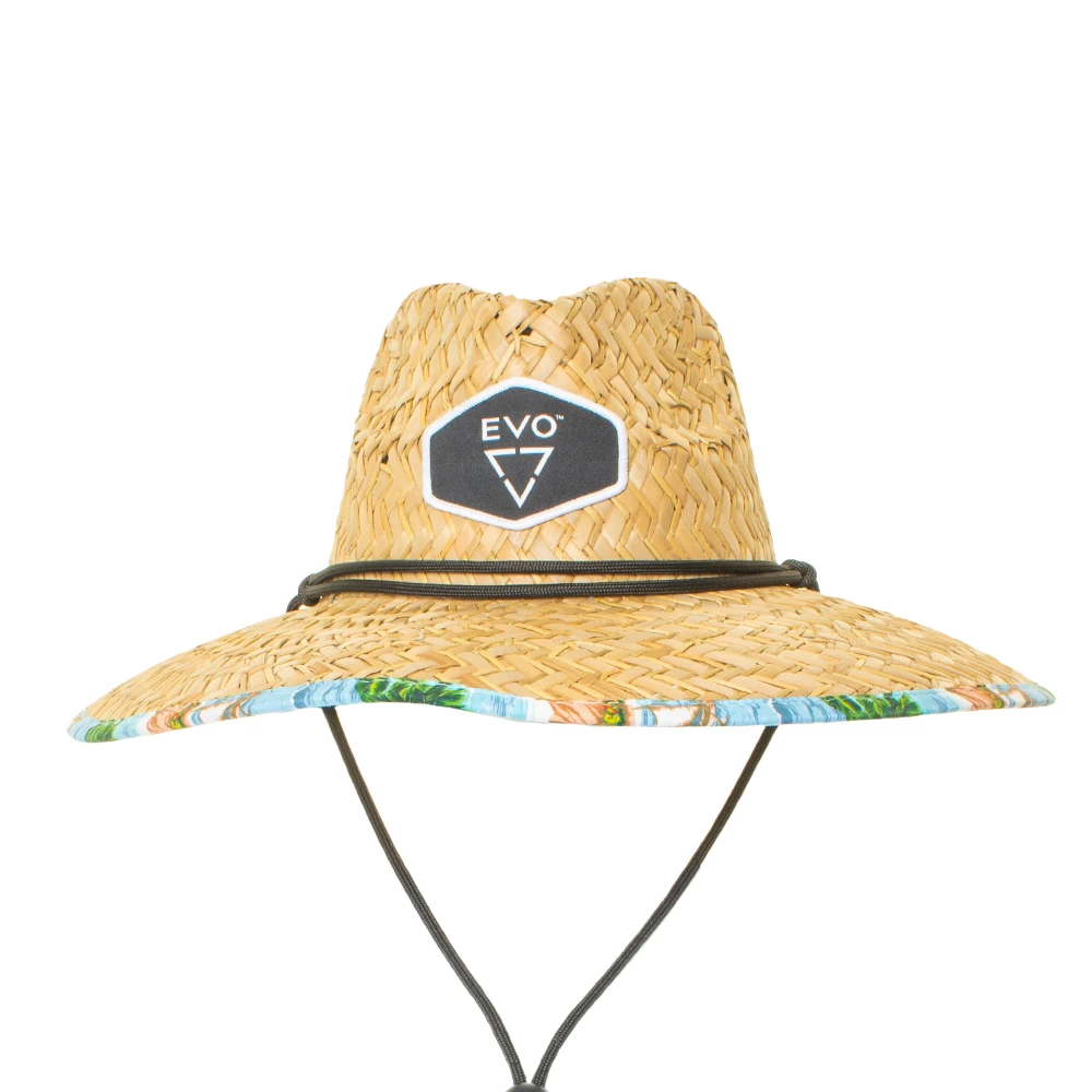 EVO Straw Lifeguard Hat - Castaway (Men's) 3 EVO Straw Lifeguard Hat - Castaway (Men's) - Image 3