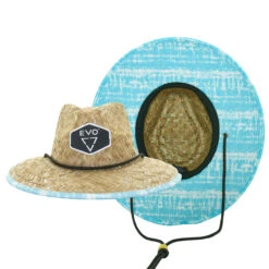EVO Straw Lifeguard Hat - Rize Light Blue (Women's)