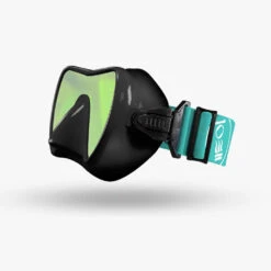 Fourth Element Scout Mask With Strap - Contrast Lens -Aqua Dive Shop fourth element scout mask contrast lns blk frm trq stp 01180.1649185348