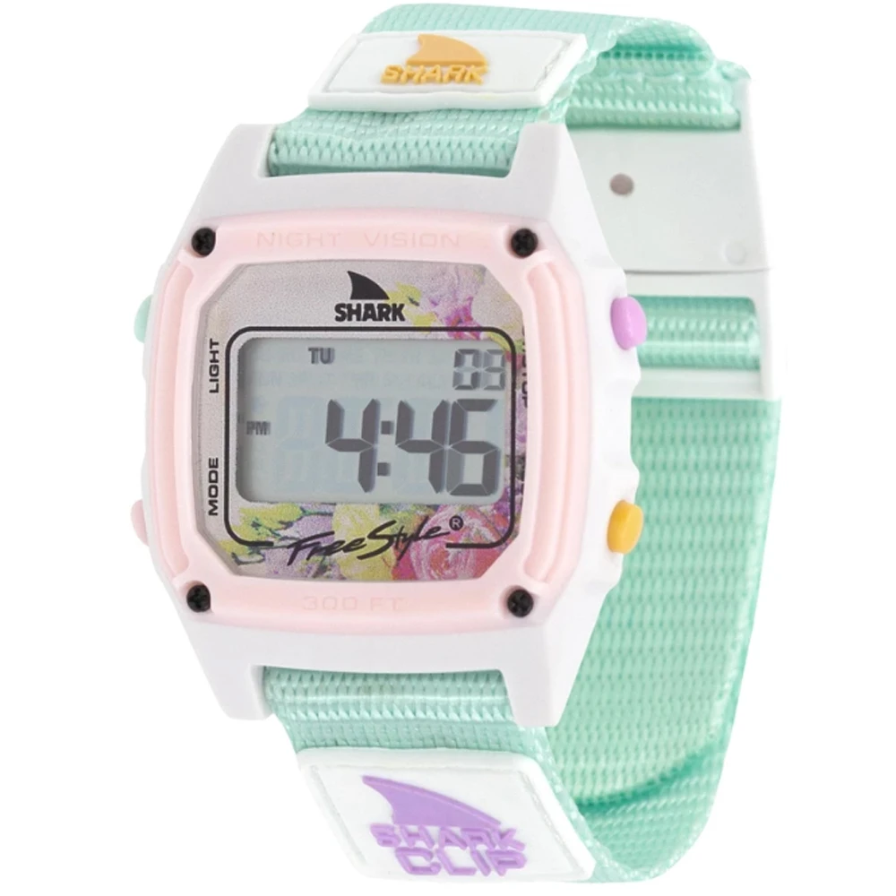 Freestyle Shark Classic Clip Watch - Mint Blush 1 Freestyle Shark Classic Clip Watch - Mint Blush