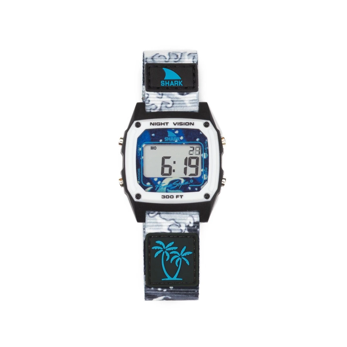 Freestyle Luke Davis Signature Shark Classic Clip Watch - White Wave 2 Freestyle Luke Davis Signature Shark Classic Clip Watch - White Wave - Image 2