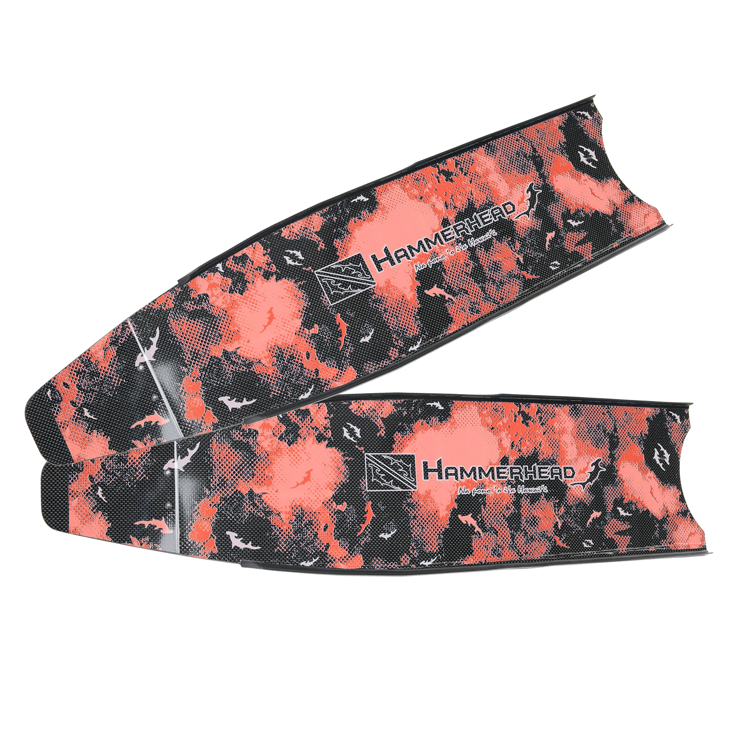 HammerHead Kaudal Carbon Fiber Fin Blades (Deep Red) 1 HammerHead Kaudal Carbon Fiber Fin Blades (Deep Red)