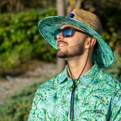 EVO Straw Lifeguard Hat - Hana (Men's) -Aqua Dive Shop hana 2 11025.1691094112