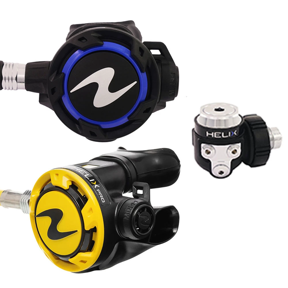 Aqualung Helix Regulator (DIN) With Free Helix Octo 1 Aqualung Helix Regulator (DIN) With Free Helix Octo