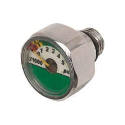 Large Dial Pony Bottle Pressure Gauge